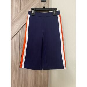 NWT Janie and Jack boys 2T blue with orange and white stripe shorts
